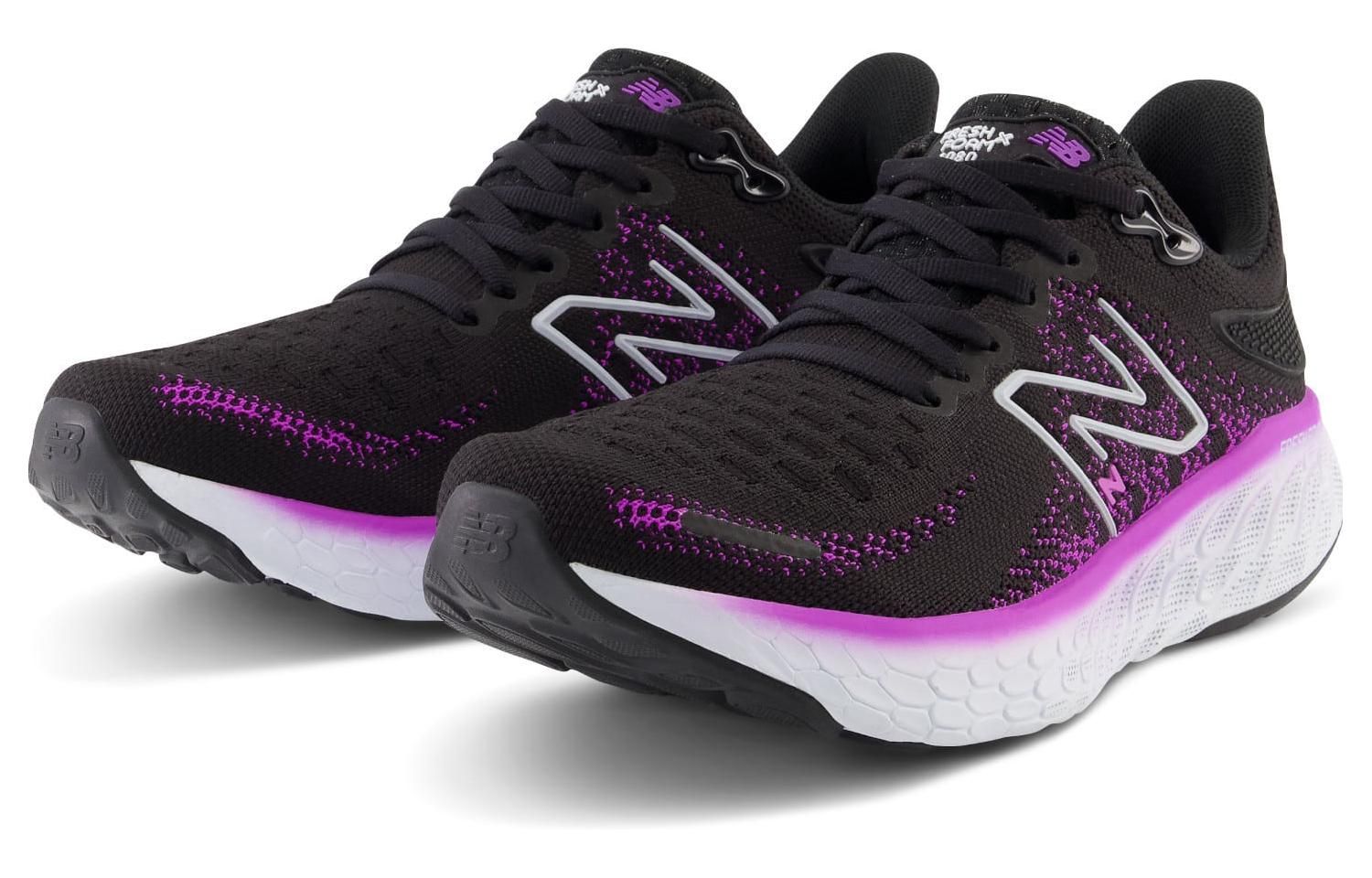 (WMNS) New Balance Fresh Foam 1080 v12 Shoes 'Black Purple' W108012J sold by KicksCrew product image thumbnail 3