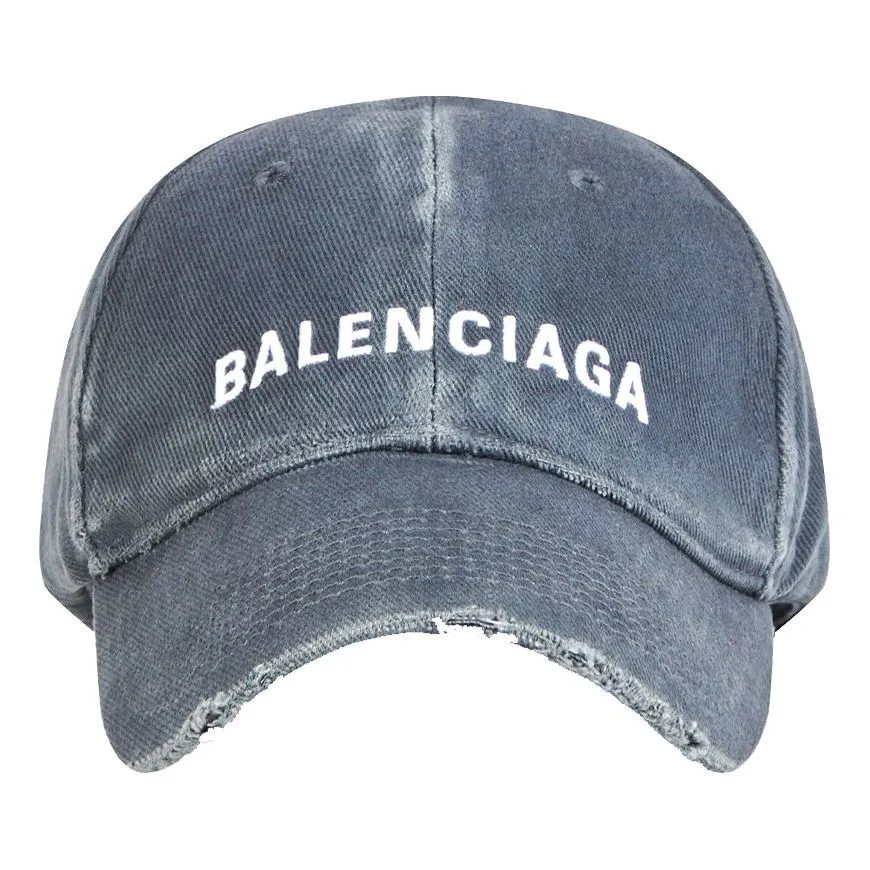 Balenciaga Logo Front Cap 'Grey' 673319410B20117 sold by KicksCrew