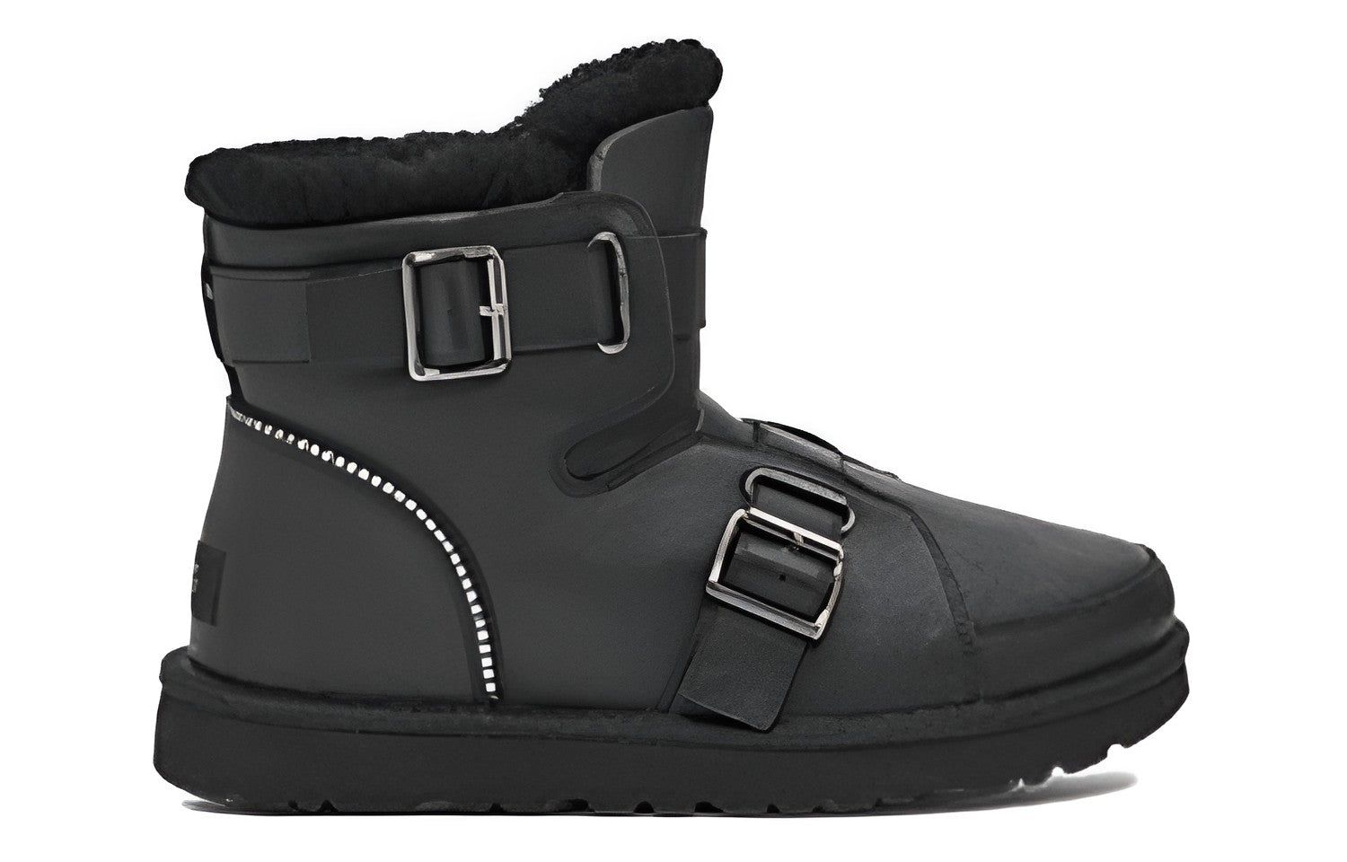 (WMNS) UGG Mini Buckle Short Boots 'Black' 1138157-BLK sold by KicksCrew product image thumbnail 2