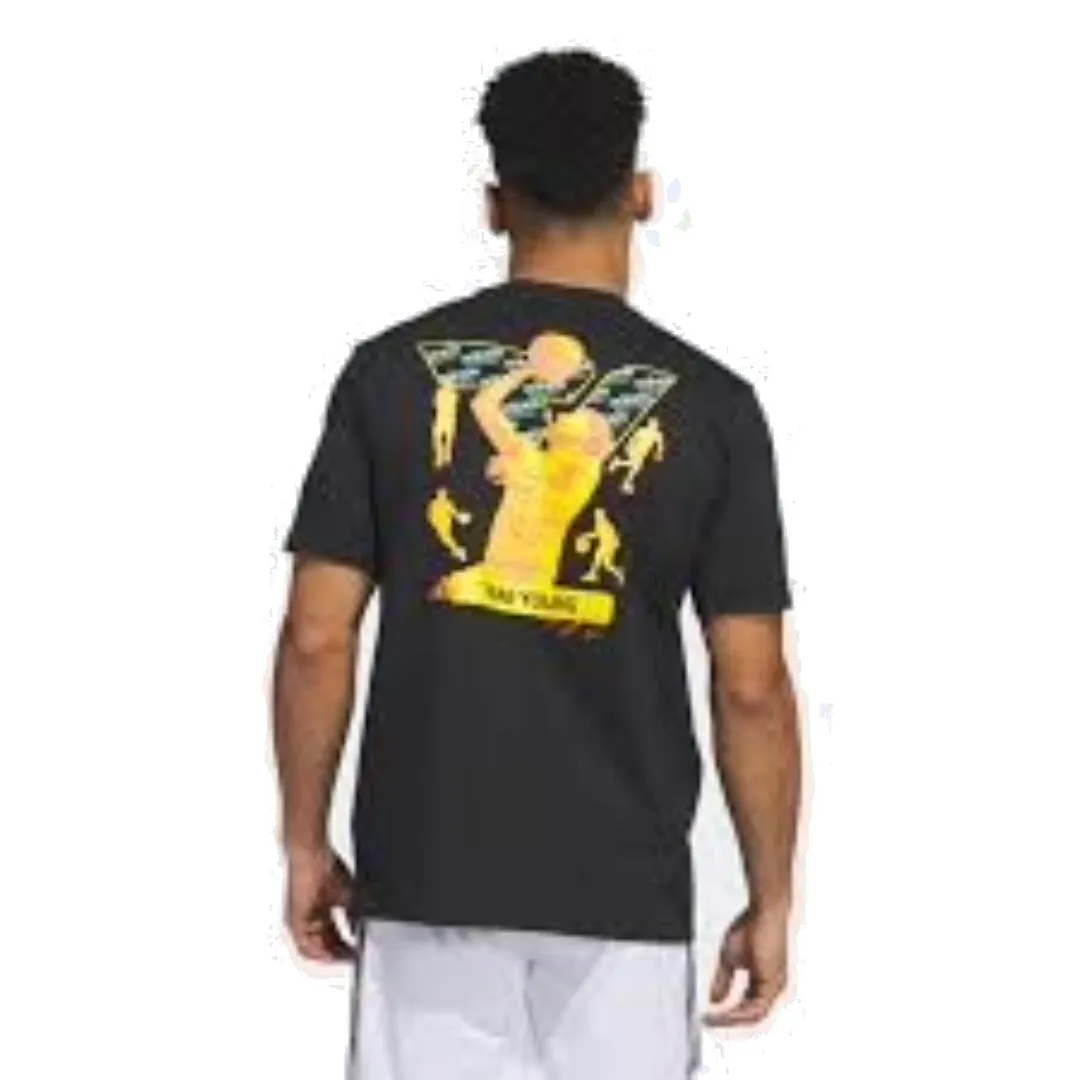 adidas Trae Icons Graphic T-Shirt 'Black Yellow' IL9479 sold by KicksCrew product image thumbnail 2