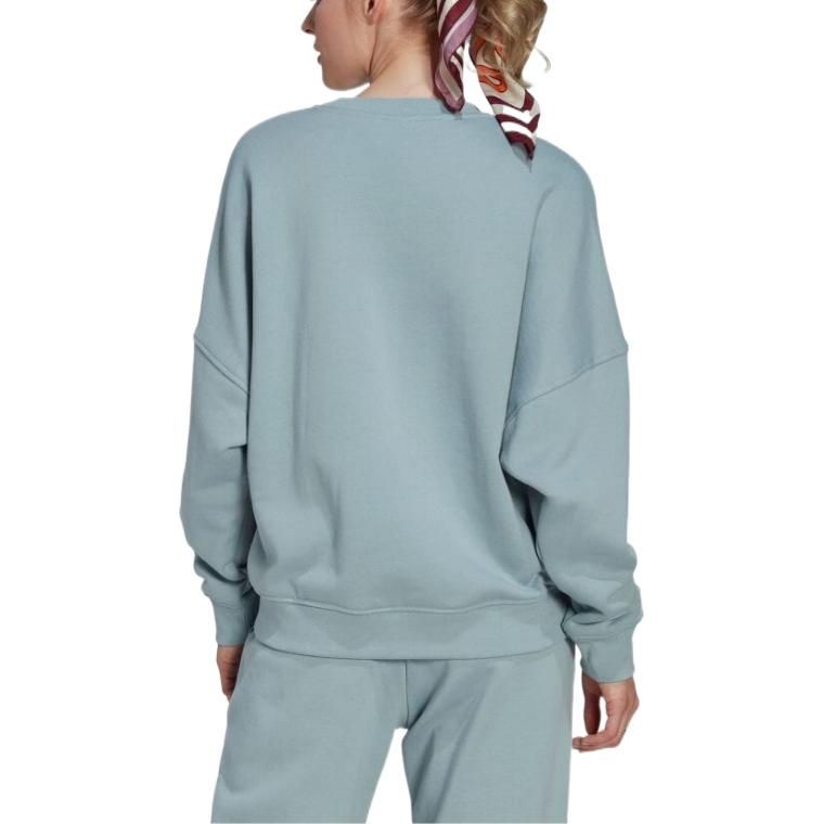 (WMNS) Adidas Loose Disney Sweatshirt 'Teal' HL9057 sold by KicksCrew product image thumbnail 4
