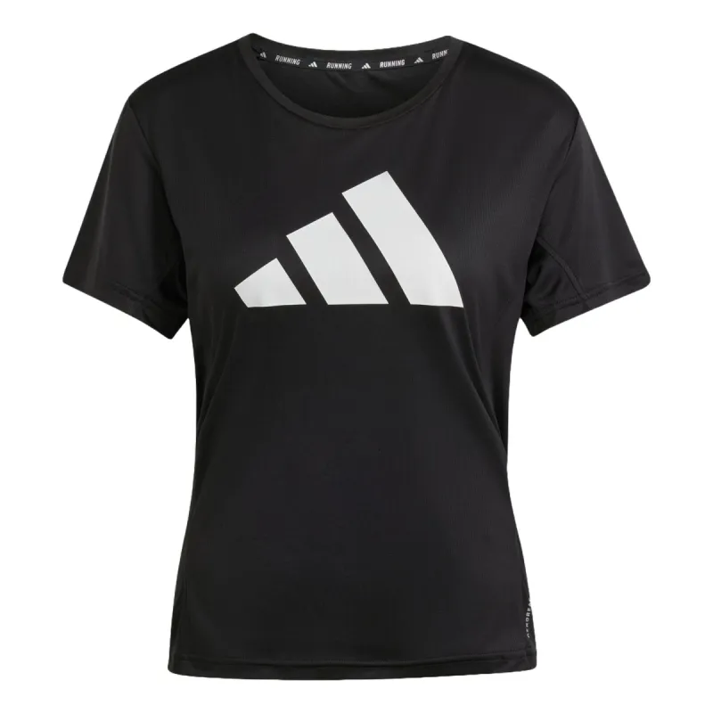 (WMNS) adidas Run It T-shirt 'Black' IL7227 sold by KicksCrew
