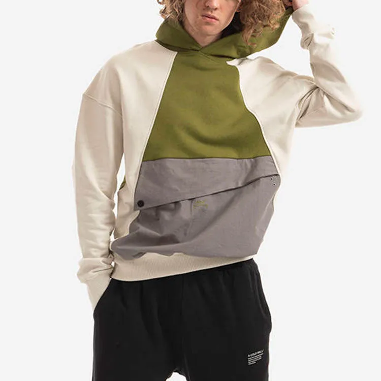 A-COLD-WALL* Flap-pocket Panelled Hoodie 'Off White' ACWMW060BONE sold by KicksCrew product image thumbnail 3