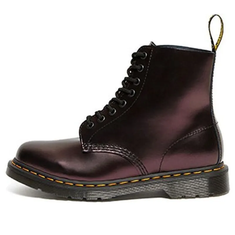 Dr.Martens 1460 Pascal Chroma Metallic Leather Boots 'Cherry Red' 26233602 sold by KicksCrew