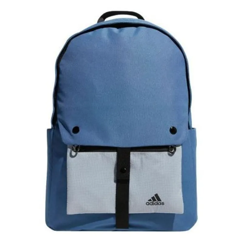 adidas Detachable Pocket Backpack Unisex Blue Gray Colorblock HR8170 sold by KicksCrew