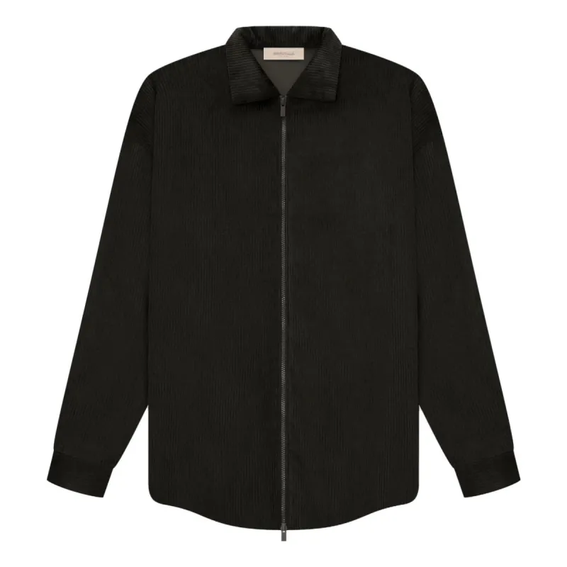 Fear of God Essentials SS23 Corduroy Jacket 'Off-Black' FOG-SS23-045 sold by KicksCrew