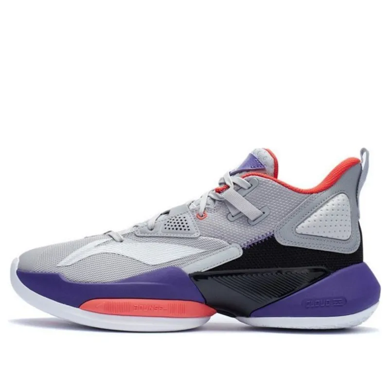 Li-Ning Power 8 Low 'Grey Silver Purple' ABPR035-1 sold by KicksCrew
