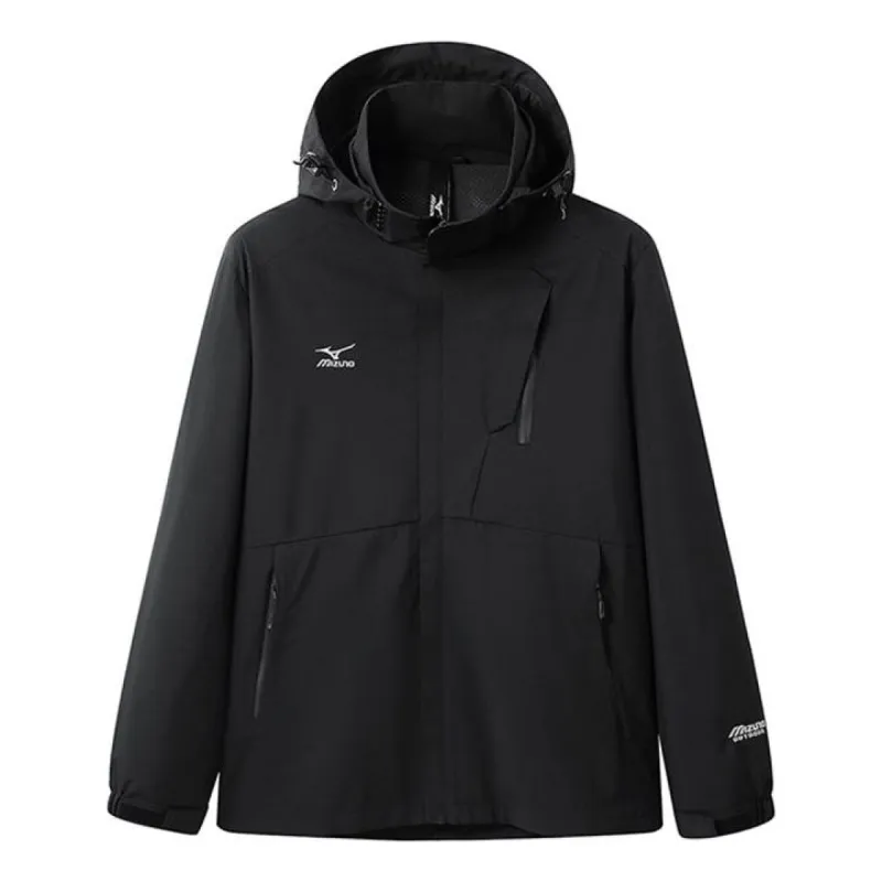 Mizuno Logo Outdoor Jacket 'Black' A2CE3112 sold by KicksCrew