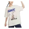 (WMNS) Nike Sportswear Graphic Oversized T-shirt Asia Sizing 'Sail' HF6292-133 sold by KicksCrew
