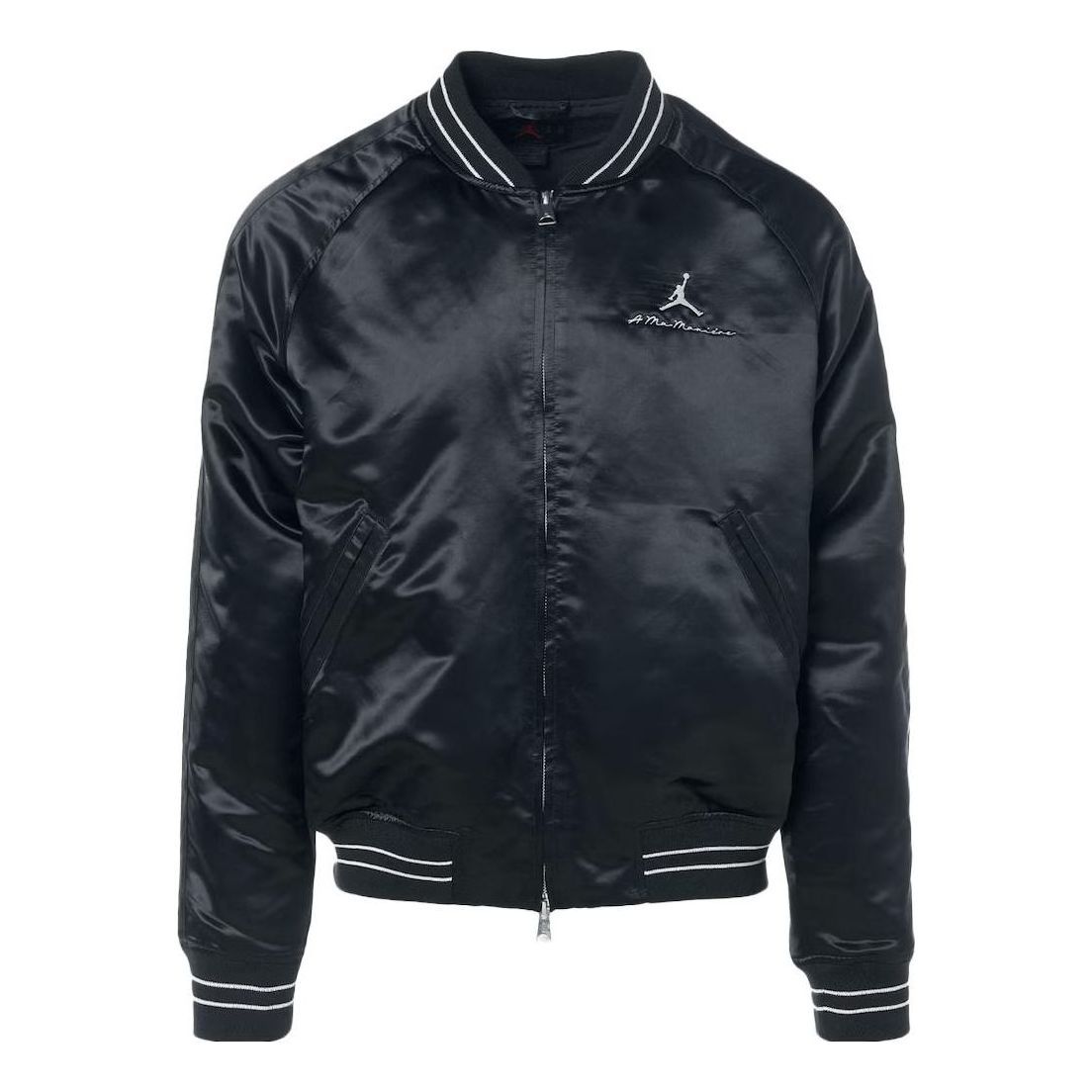 Air Jordan x A Ma Manire Souvenir Jacket 'Black' FN0617-010 sold by KicksCrew