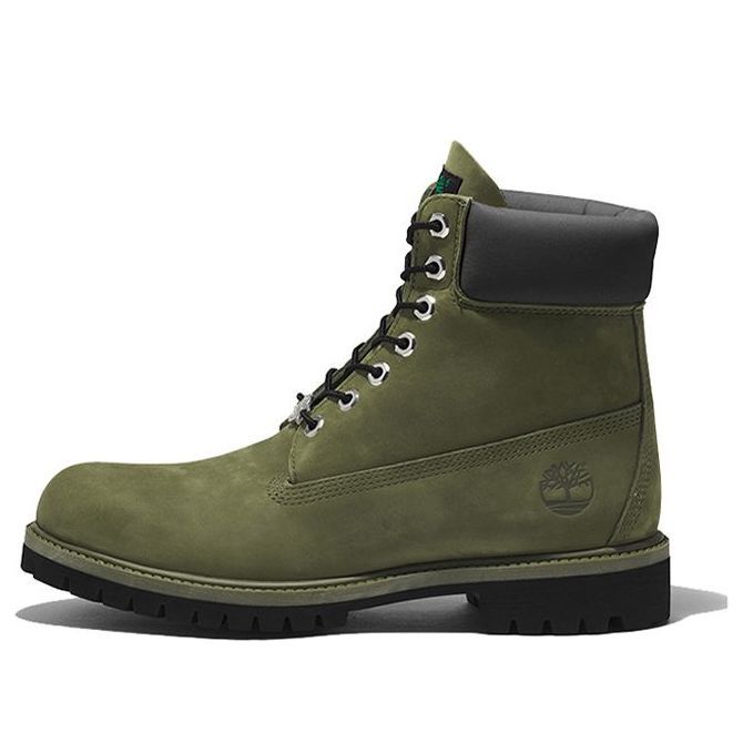 Timberland 6 Inch Premium Waterproof Boots 'Green Nubuck' A2KZQW sold by KicksCrew
