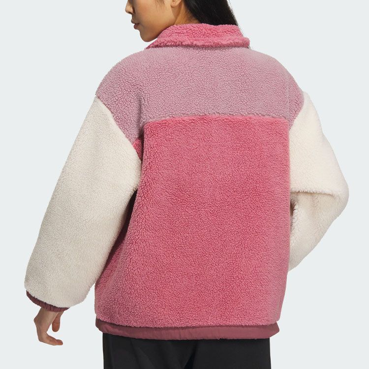 (WMNS) Adidas Originals Sherpa Jackets 'Pink' IN0988 sold by KicksCrew product image thumbnail 3