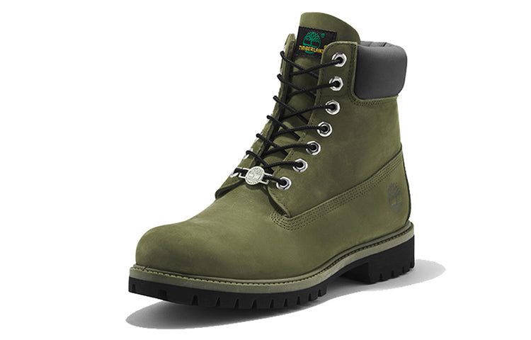 Timberland 6 Inch Premium Waterproof Boots 'Green Nubuck' A2KZQW sold by KicksCrew product image thumbnail 2