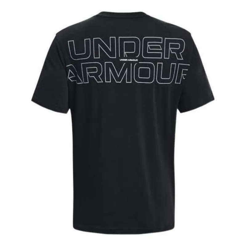 Under Armour Outline Heavyweight T-shirt 'Black' 1379109-001 sold by KicksCrew