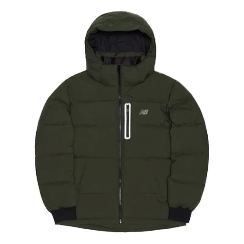 New Balance Outerwear Down Jacket 'Military Green' NPA4S031GN sold by KicksCrew