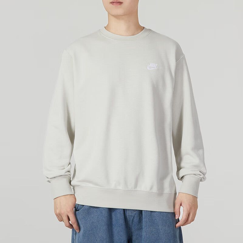Nike Sportswear Club French Terry Crew 'White' BV2667-072 sold by KicksCrew product image thumbnail 2