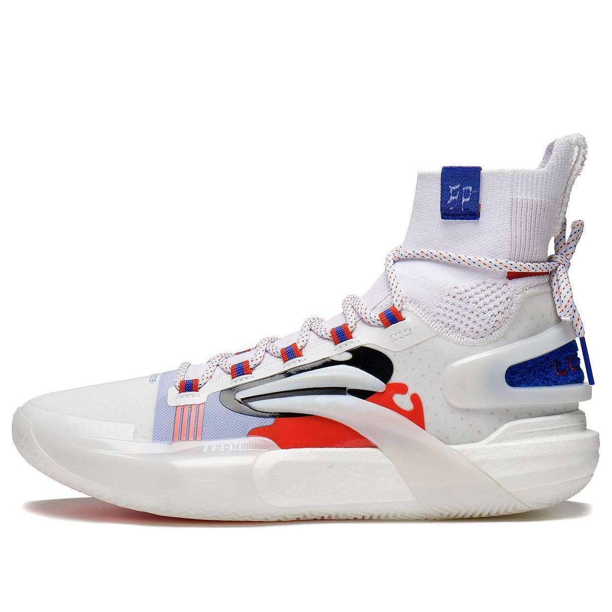 Li-Ning Speed 9 High 'White Red Blue' ABAT013-2 sold by KicksCrew