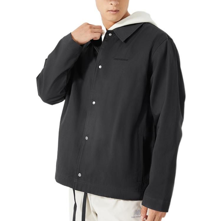 New Balance Athletics Nature State Coach Jacket 'Black' AMJ23552-PHM sold by KicksCrew product image thumbnail 3