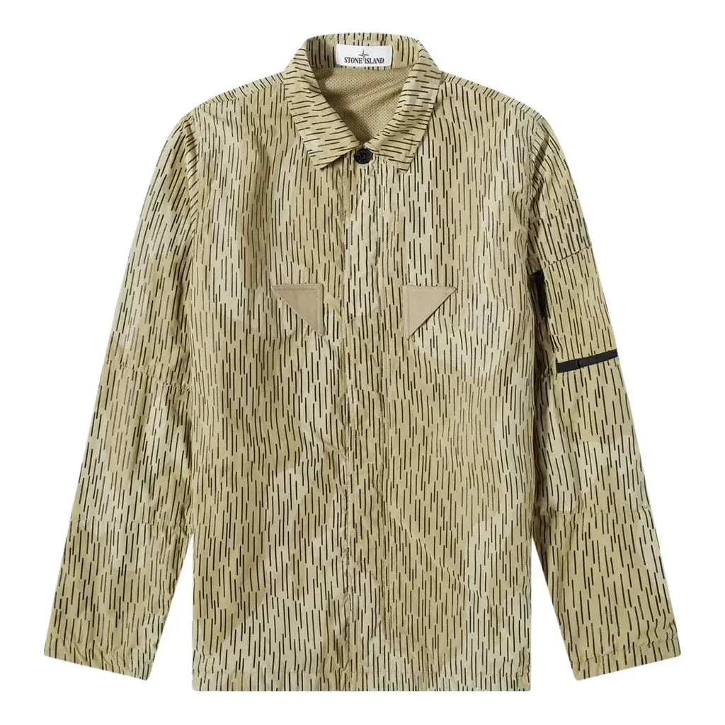 STONE ISLAND Overshirt 'Natural Beige' 7515112E2-V0091 sold by KicksCrew