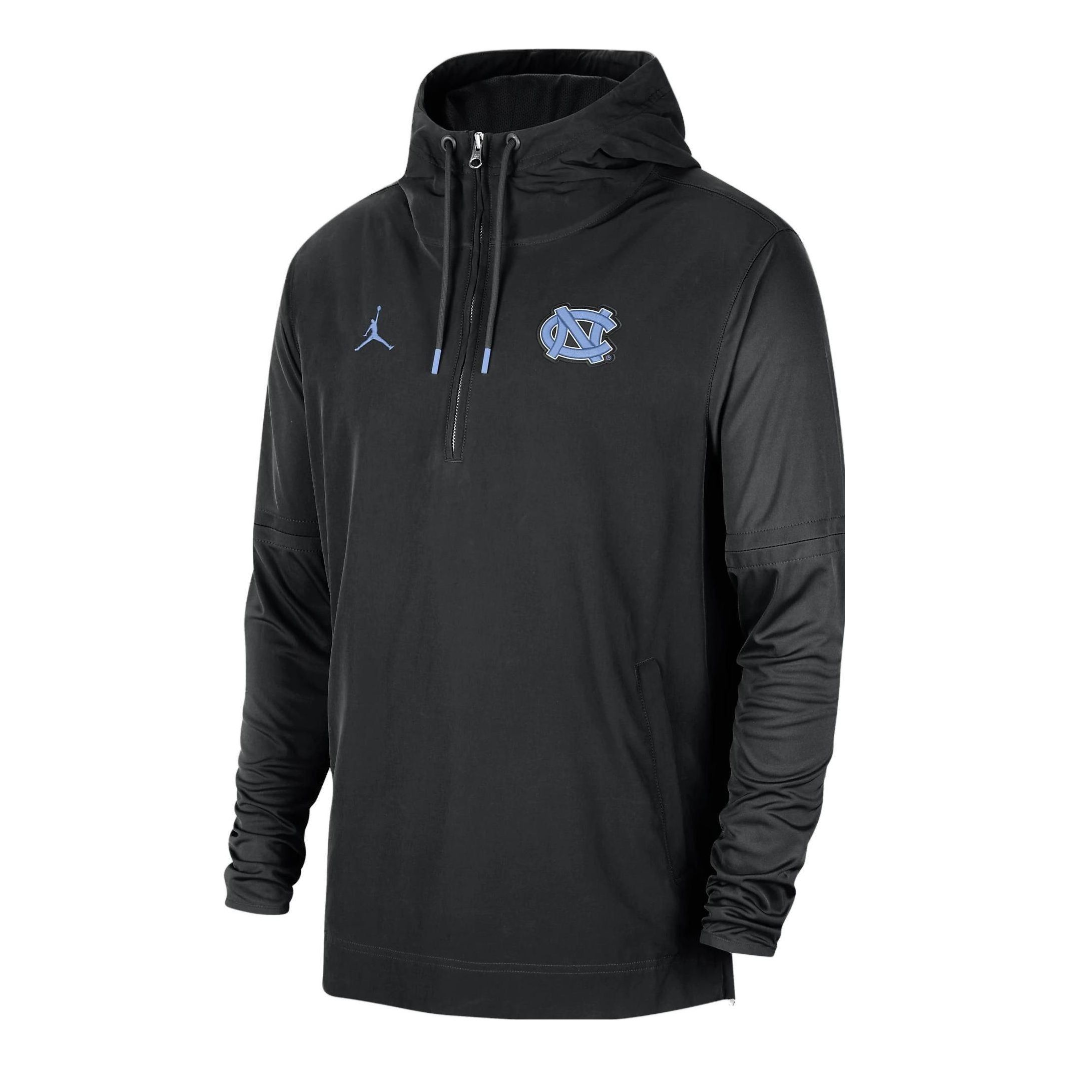Air Jordan UNC Player College Long-Sleeve Woven Jacket 'Black' DZ9332-010 sold by KicksCrew
