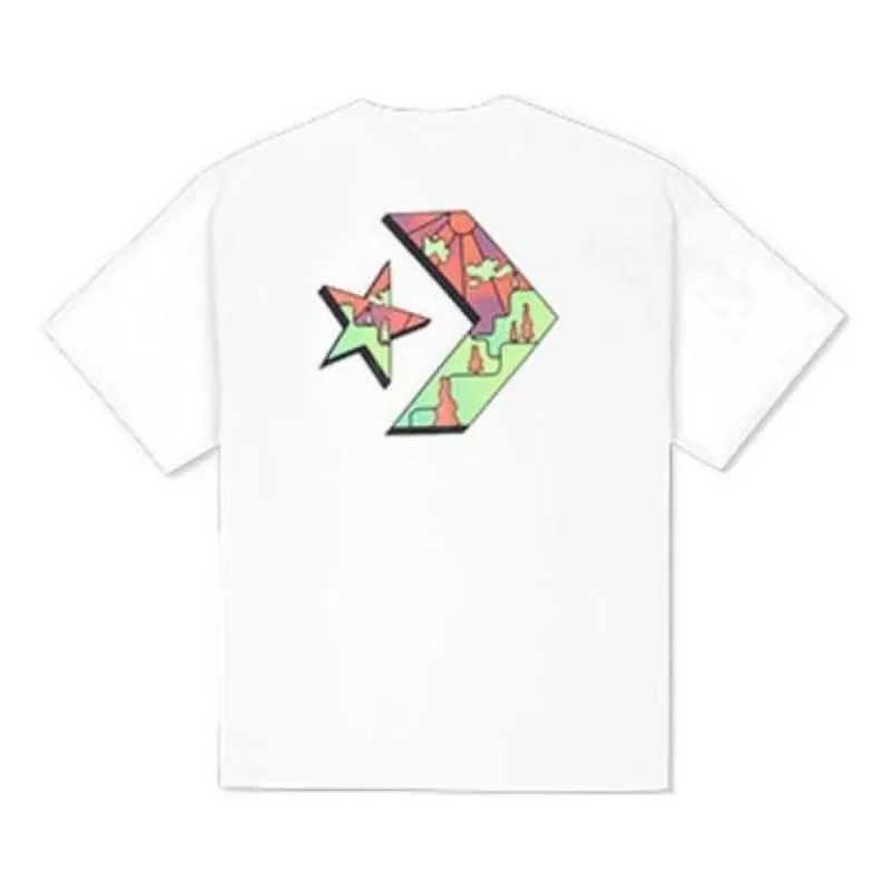 Converse Star Chevron T-Shirt 'White' 10023940-A02 sold by KicksCrew