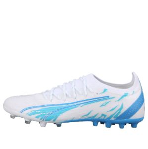 PUMA Ultra Ultimate MG 'White/Light Blue' 107301-01 sold by KicksCrew