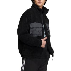 adidas WW Sherpa Jacket 'Black' IC8162 sold by KicksCrew