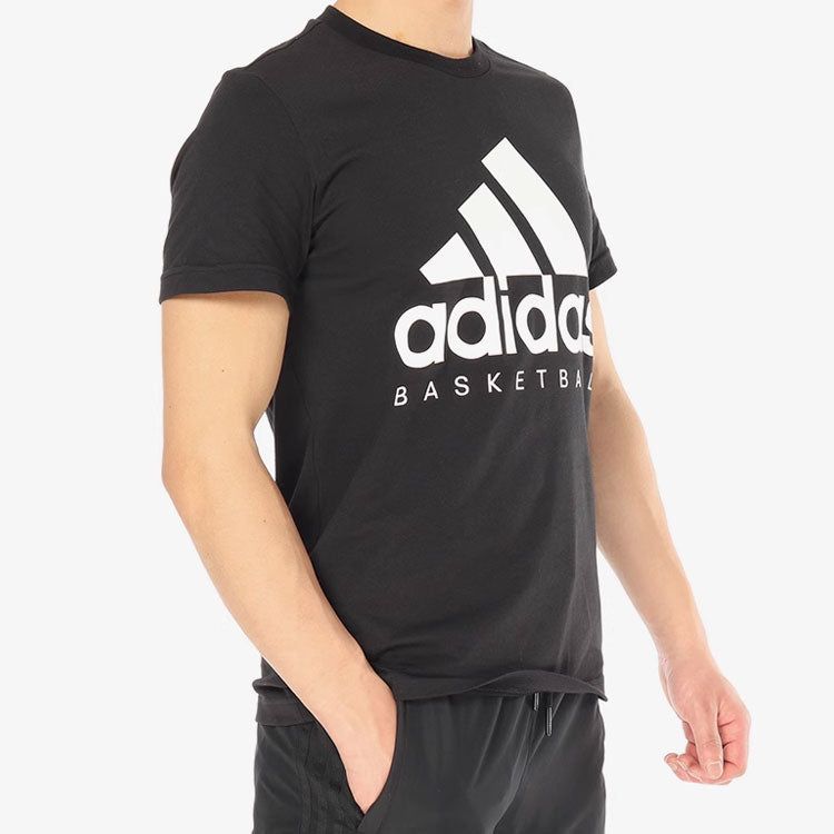 adidas Basketball Graphic T-shirt 'Black' DN4121 sold by KicksCrew product image thumbnail 6