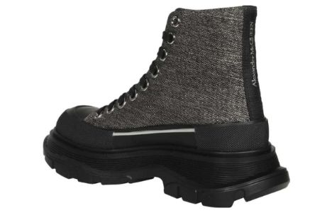 (WMNS) Alexander McQueen Tread Slick Boots 'Brown Black' 718369W4US28163 sold by KicksCrew