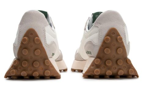 New Balance 327 Casual Shoes 'Beige White Green' U327LX-D sold by KicksCrew