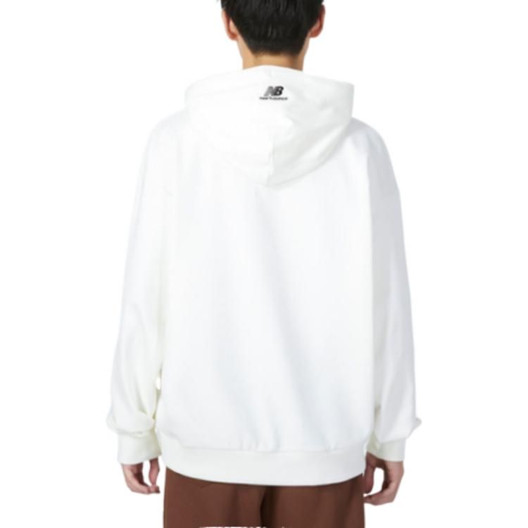 New Balance Logo Print Hoodie 'White Tan' 5CC44353-IV sold by KicksCrew product image thumbnail 4