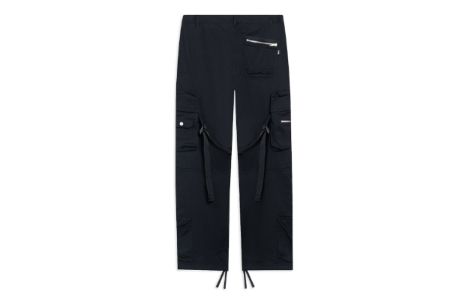 Li-Ning Skateboarding Graphic Loose Fit Cargo Pants 'Black' AKXT043-1 sold by KicksCrew