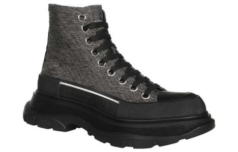 (WMNS) Alexander McQueen Tread Slick Boots 'Brown Black' 718369W4US28163 sold by KicksCrew