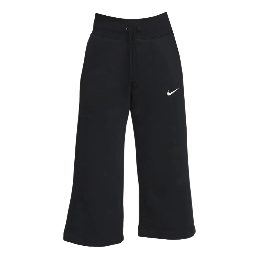 (WMNS) Nike Phoenix Fleece High-Waisted Cropped Sweatpants 'Black' FB8417-010 sold by KicksCrew