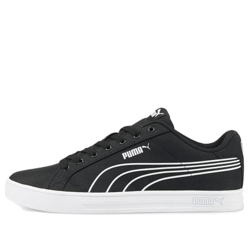 PUMA Smash Vulc v3 Lo CV 'Black' 383875-02 sold by KicksCrew