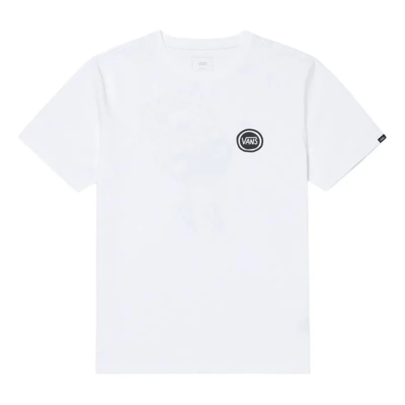 Vans Logo Printed T-Shirt 'White Black' VN000GPX-WHT sold by KicksCrew