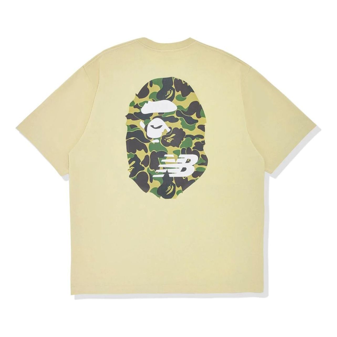 New Balance x BAPE FW22 Ape Head Relaxed Fit Tee 'Yellow' 1I23-110-905 sold by KicksCrew