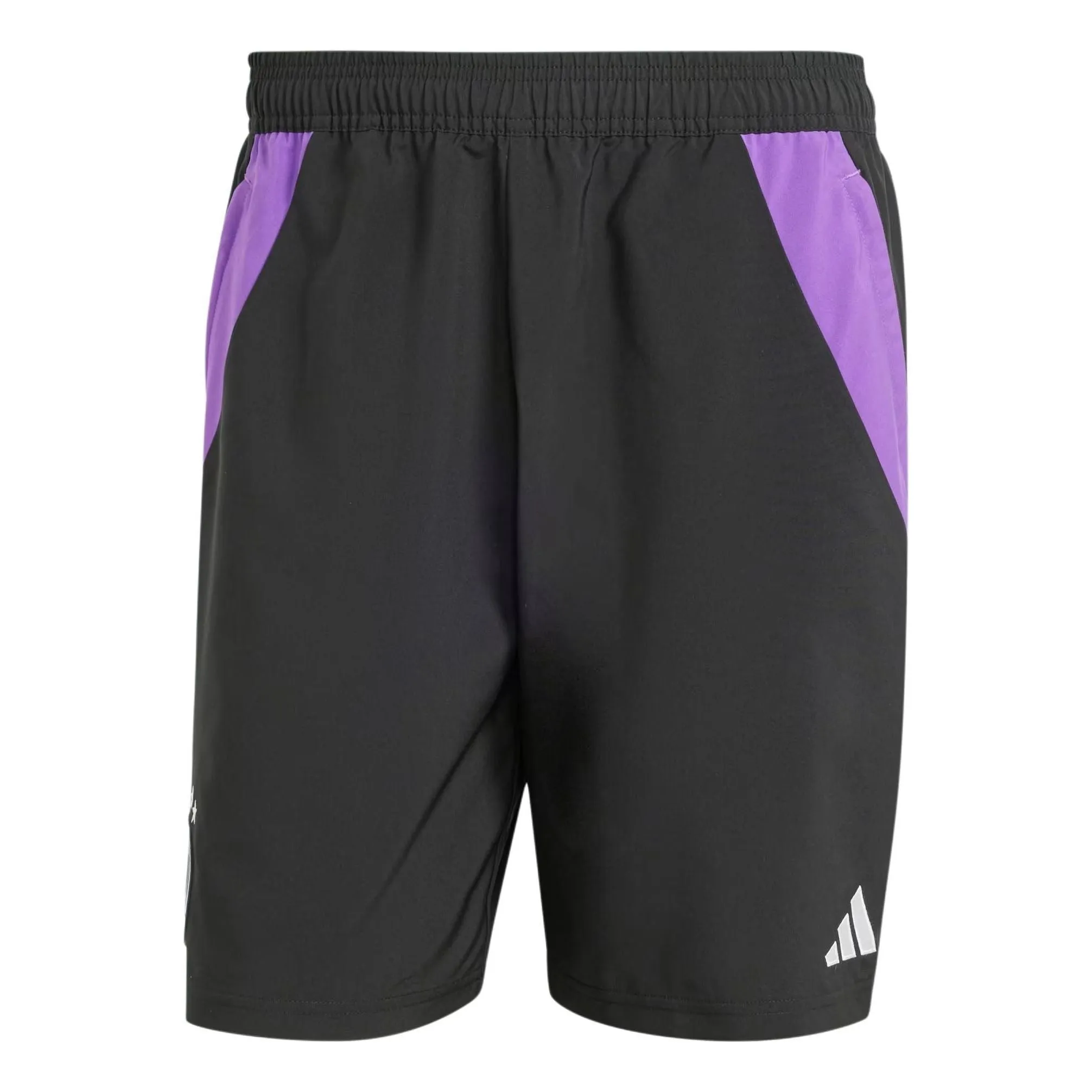adidas Germany Tiro 24 Competition Downtime Shorts 'Black Purple' IP8258 sold by KicksCrew
