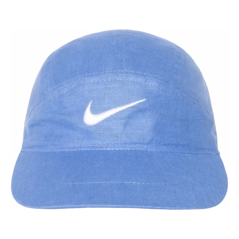 Nike x Stussy Linen Fly Cap 'Blue' HF0008-450 sold by KicksCrew