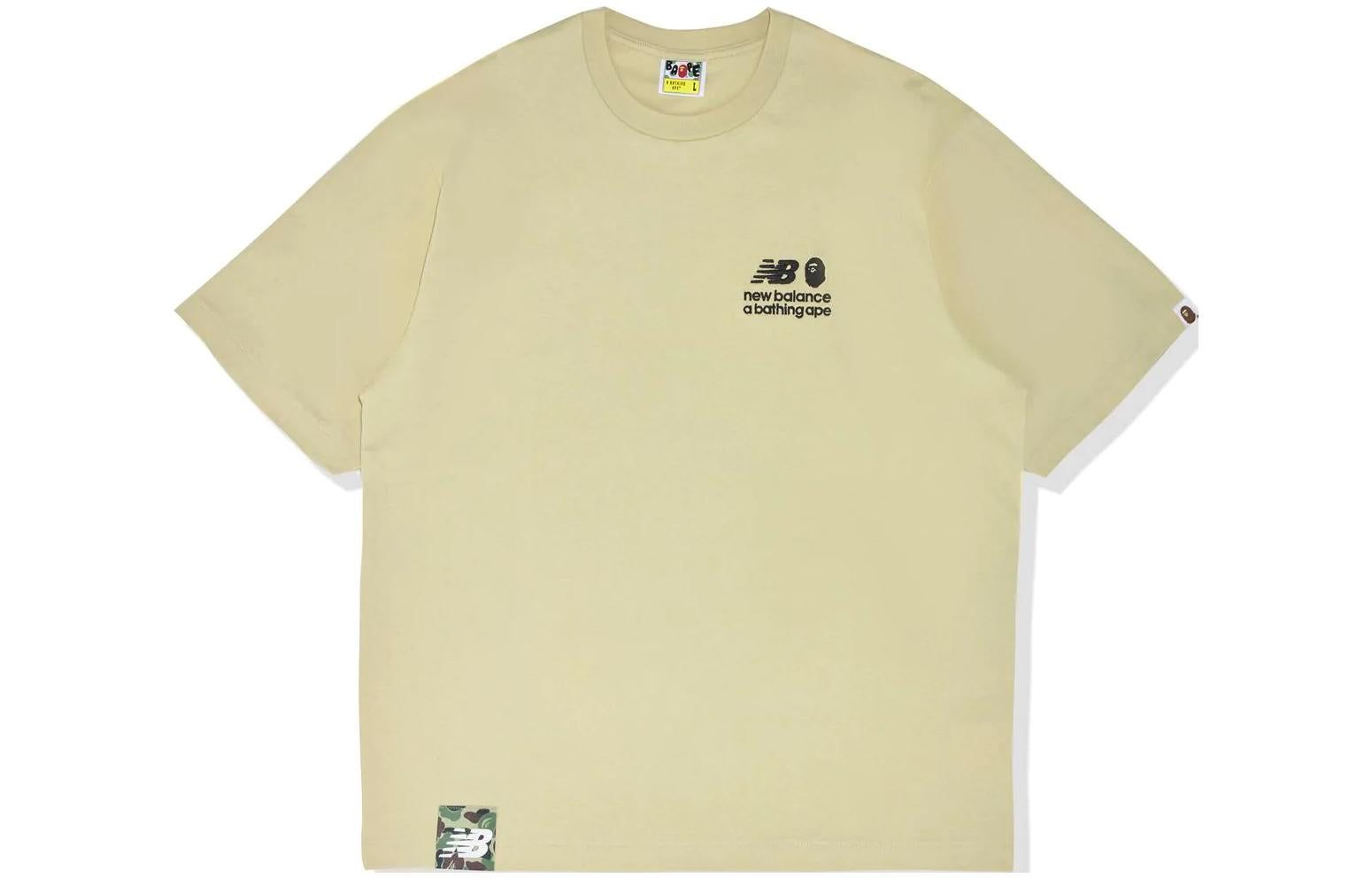 New Balance x BAPE FW22 Ape Head Relaxed Fit Tee 'Yellow' 1I23-110-905 sold by KicksCrew product image thumbnail 2