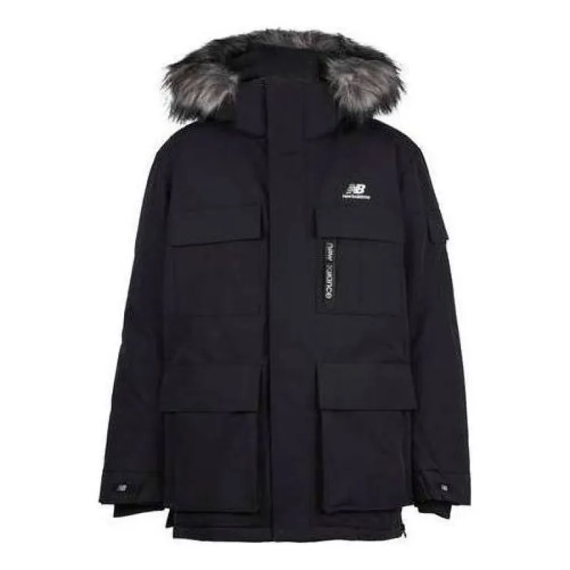 New Balance Warm Long Down Jacket 'Black' NPA46021-BK sold by KicksCrew