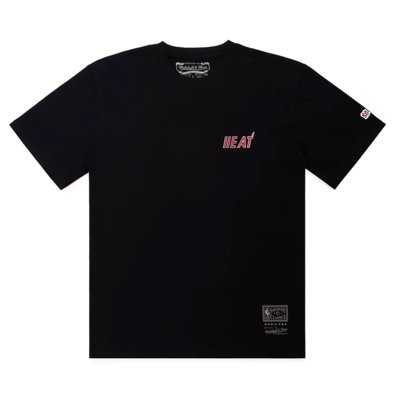 Mitchell & Ness City Pride Miami Heat T-Shirt 'Black' MNTS043MH sold by KicksCrew