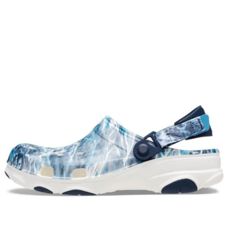 (WMNS) Crocs Classic All-Terrain Mossy Oak Clogs 'Blue White' 207975 sold by KicksCrew