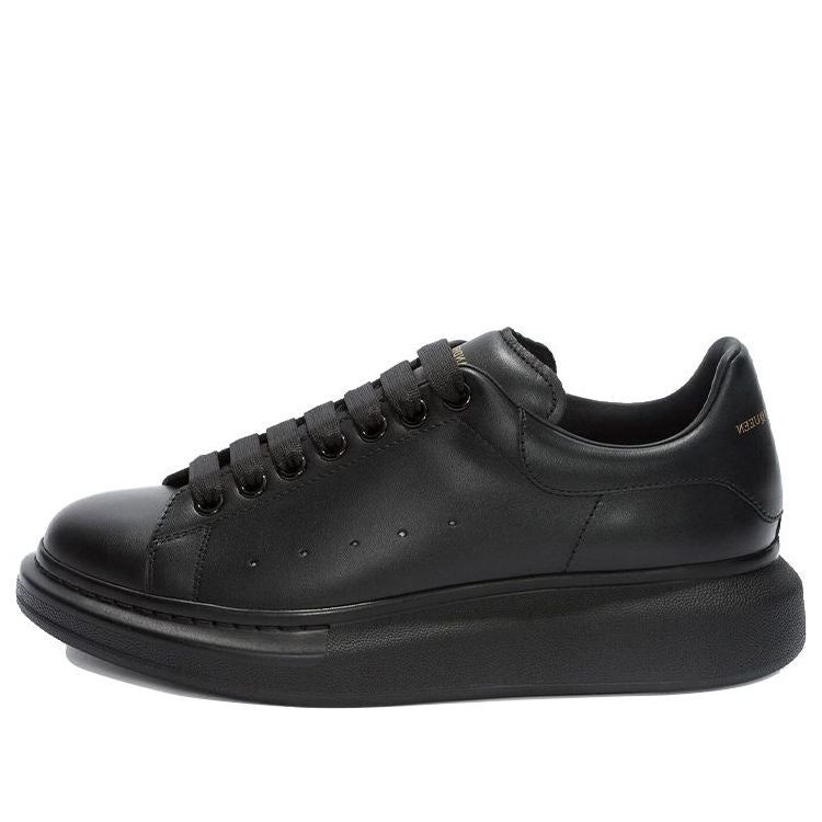 Alexander McQueen Oversized Sneaker 'Pure Black' 553761WHGP01000 sold by KicksCrew