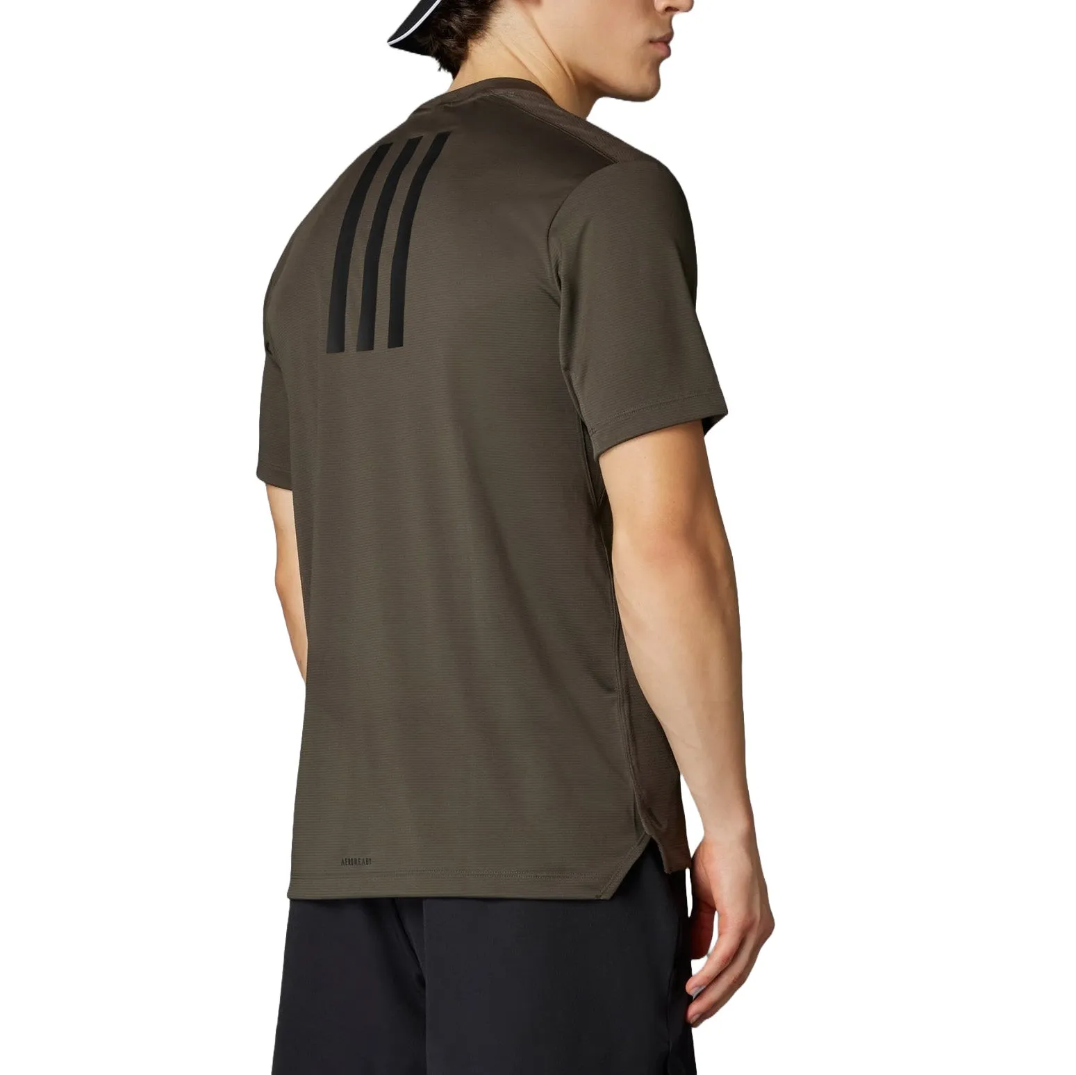 adidas Power Workout T-Shirt 'Shadow Olive' IX9091 sold by KicksCrew product image thumbnail 2