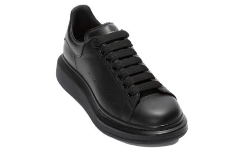 Alexander McQueen Oversized Sneaker 'Pure Black' 553761WHGP01000 sold by KicksCrew