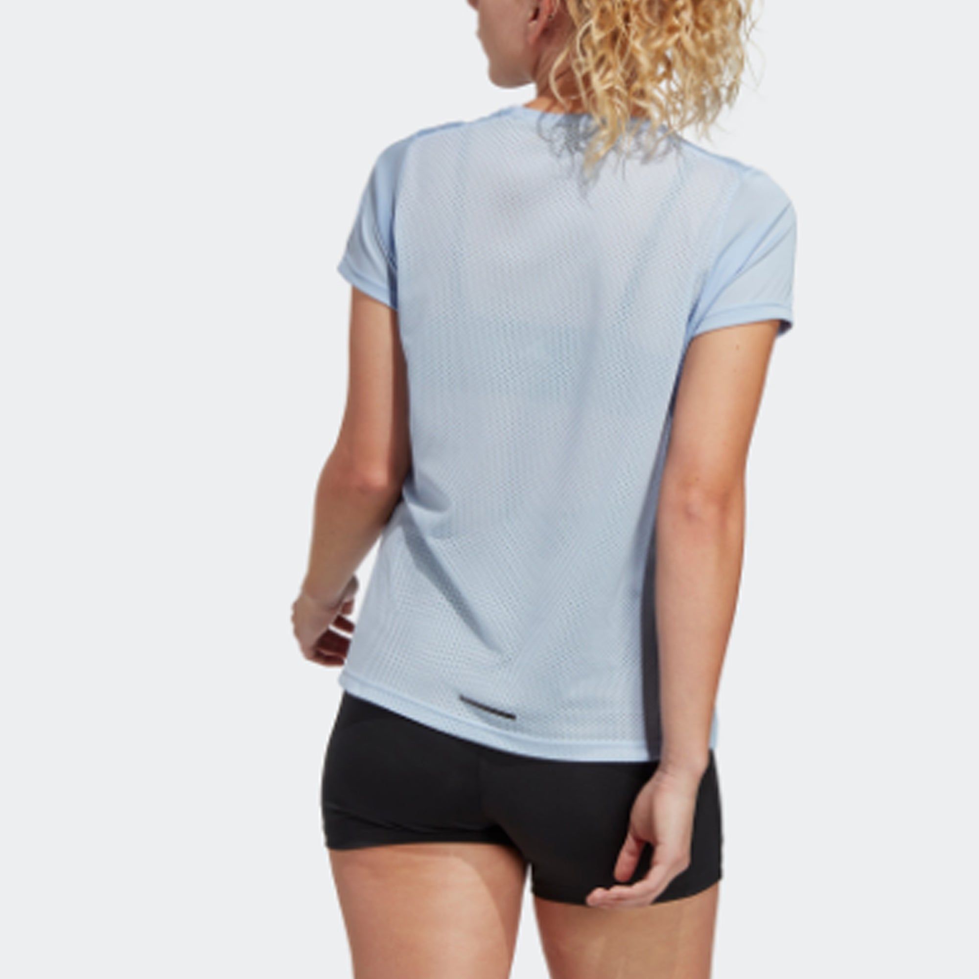 (WMNS) adidas TERREX Agravic Trail Running Tee 'Light Blue' HL1730 sold by KicksCrew product image thumbnail 3