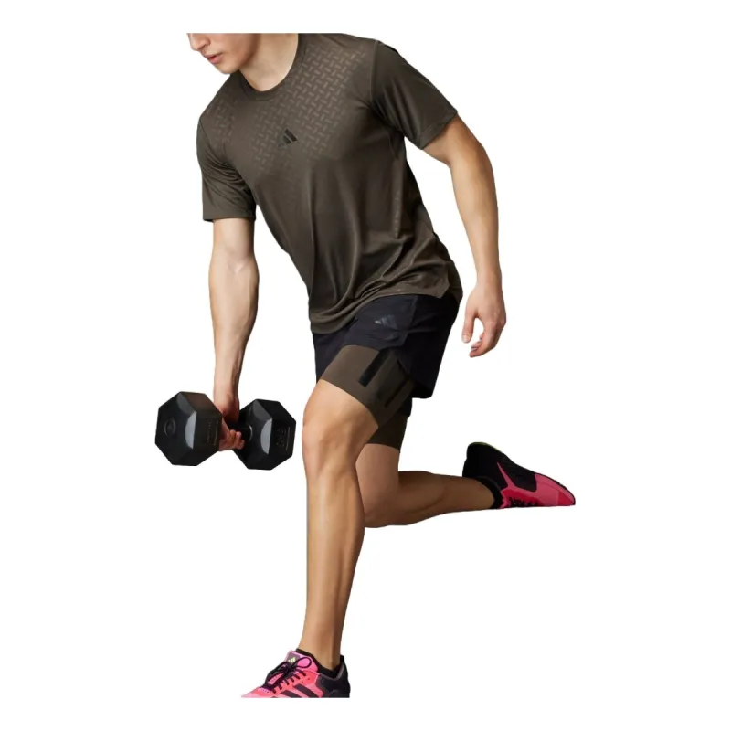 adidas Power Workout T-Shirt 'Shadow Olive' IX9091 sold by KicksCrew