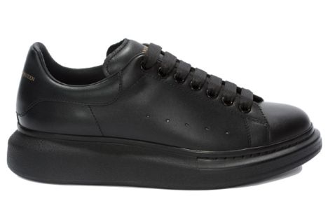 Alexander McQueen Oversized Sneaker 'Pure Black' 553761WHGP01000 sold by KicksCrew