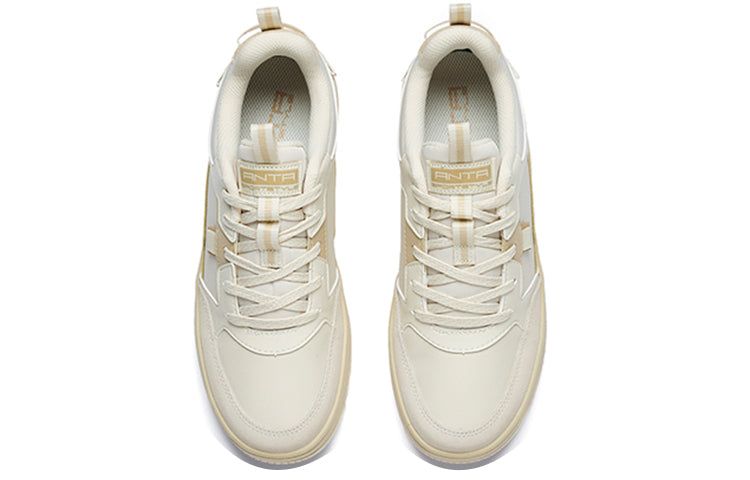 (WMNS) ANTA Casual Skate Shoes 'White Beige Brown' 922228067-1 sold by KicksCrew product image thumbnail 4